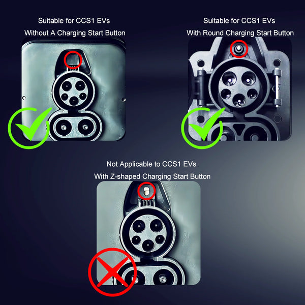 GUWIEYG CCS2 to CCS1 Adapter From CCS2 Charger to CCS1 EV CCS2 to CCS1 Electric Vehicle Charger DC Fast Ev Charging Adapter