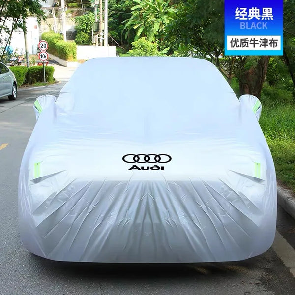 1Pcs Car Body Full Covers for Audi A3 A4 A5 A6 B6 B7 B8 C5 C6 Q3 Q5 Q7 Outdoor Sun Snow Rain Protection Car Accessories