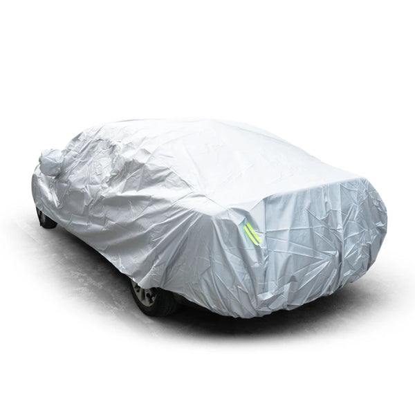 Car Cover Outdoor Protection Full Exterior Snow Cover Sunshade Dustproof Protection Cover Universal for Hatchback Sedan SUV