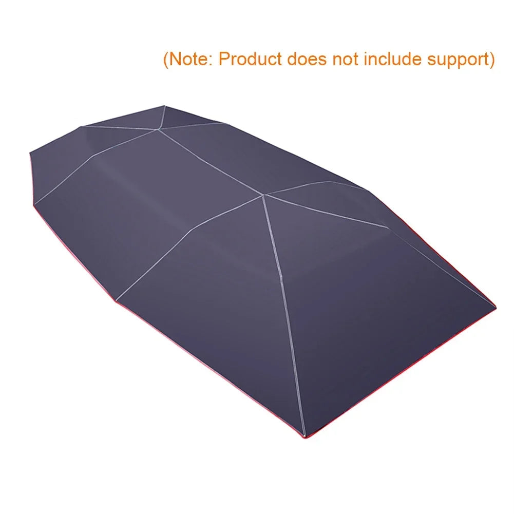 Movable Carport Tent Anti-UV Automobile Protection Umbrella Waterproof Folding Car Sunshade for Outdoor Camping Fishing