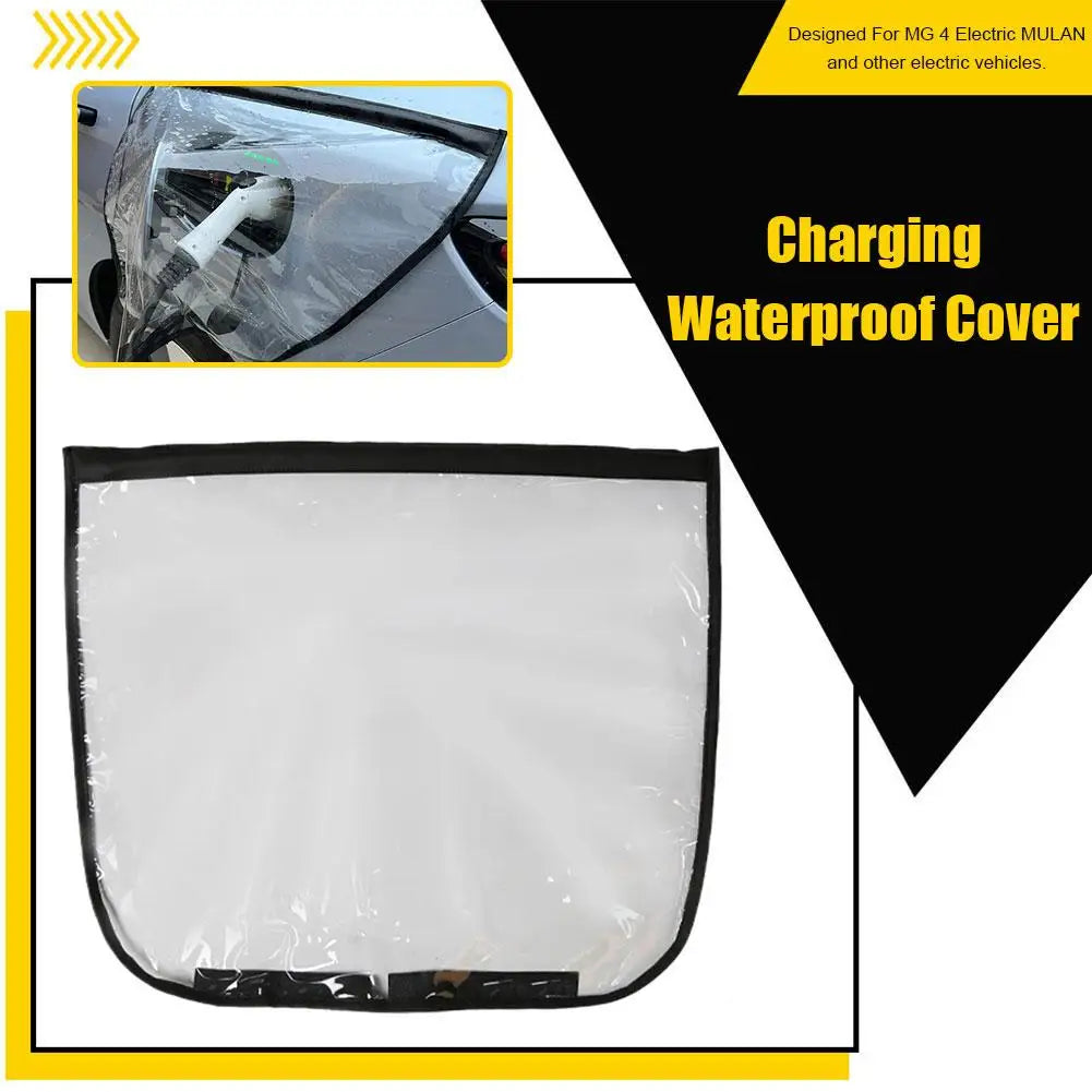 Automatic Vehicle Charging Port Seal Cover Rainproof EV Charger Guns Protection For Byd MG 4 2023 Accessories