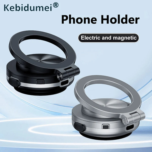 360°rotatable Car Magnetic Holder Intelligent Vacuum Adsorption Phone Holder For iPhone 14 15 Car Mount Windshield Magnetic Car