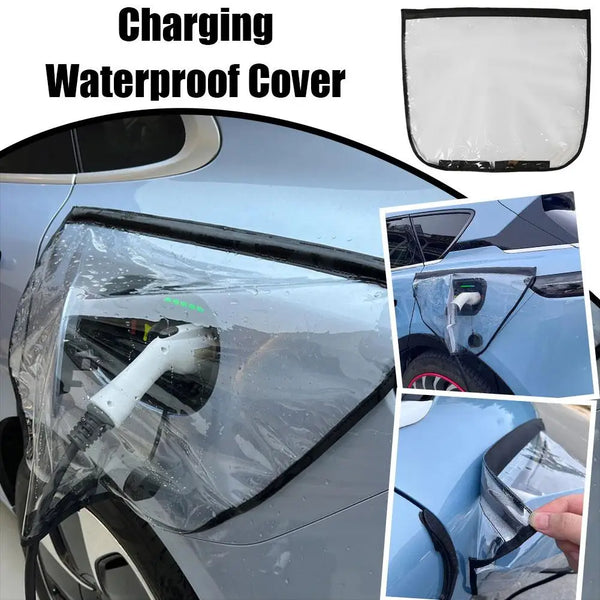 Automatic Vehicle Charging Port Seal Cover Rainproof EV Charger Guns Protection For Byd MG 4 2023 Accessories