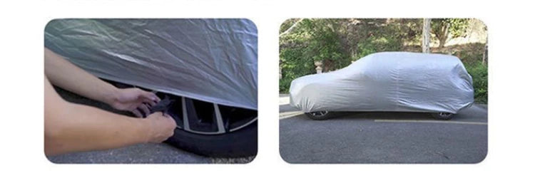 Car Fully Automatic Car Cover Universal Sun Protection Rain Protection Dust Protection&Heat Insulation Shrink Folding Full Cover