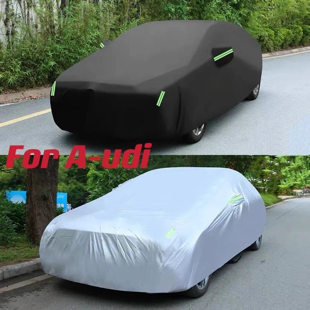 1Pcs Car Body Full Covers for Audi A3 A4 A5 A6 B6 B7 B8 C5 C6 Q3 Q5 Q7 Outdoor Sun Snow Rain Protection Car Accessories