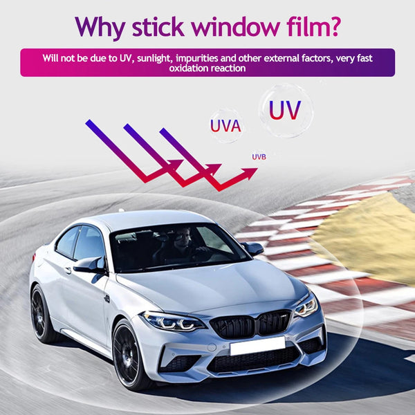 1Roll 50x3m Black Car Window Tint Film Glass Sticker VLT 1%-50% Sun Shade Window Tinting Solar UV Protection foils Sticker Films