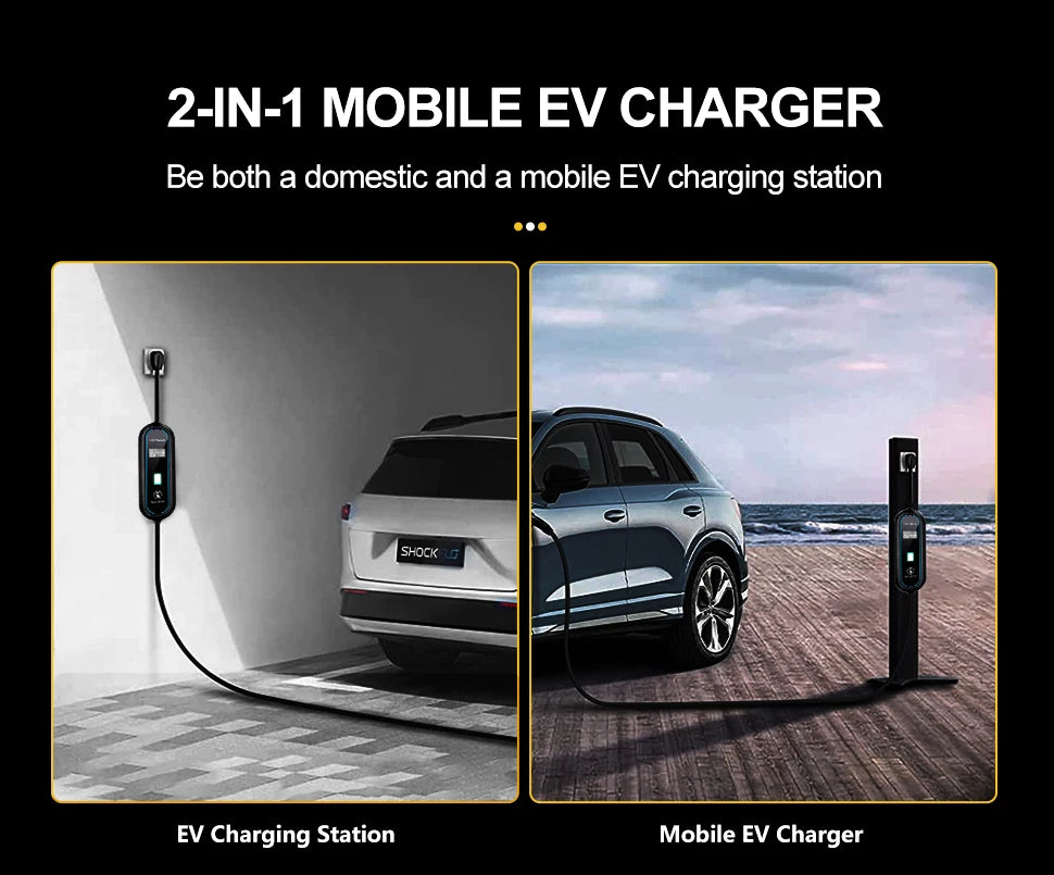 TAYSLA EV Charger Type 2 IEC62196-2 Portable EVSE Charging Cable