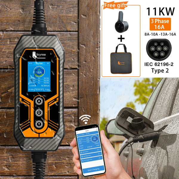 feyree Type 2 Portable EV Charger