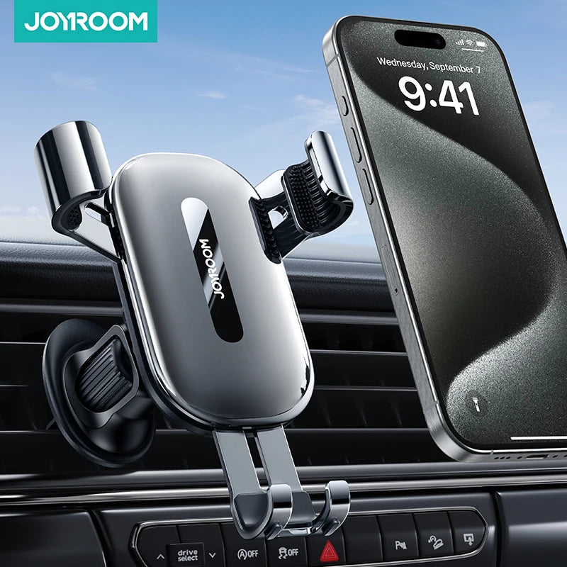 Joyroom Car Phone Holder Mount Upgraded Universal Automobile Vehicle Phone Cradle Vent Clip Hands-Free Phone Mount JR-ZS392