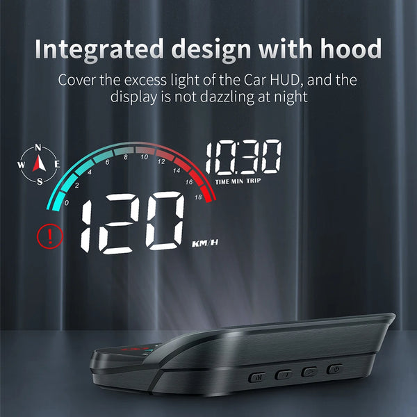 KINLANAO M22 HUD GPS Head Up Display Speed Windshield Projector Speedometer Alarm Travel distance Electronic Accesso