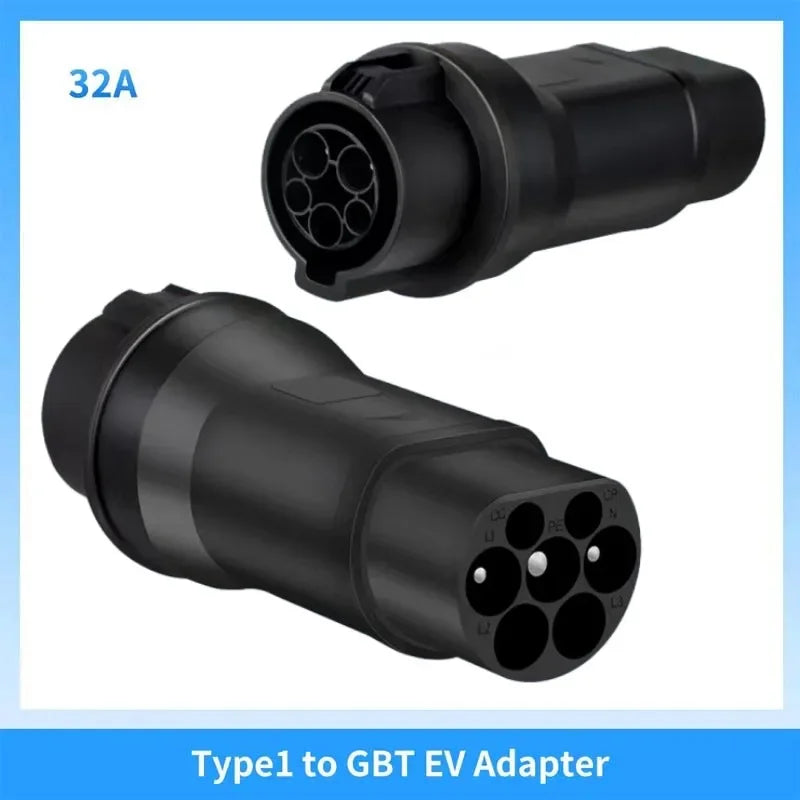 Teschev Type 1 To GBT Adapter EV Charger Connector Electric Vehicle Charging Adapter SAE J1772 To GB/T EV Charging Adapter