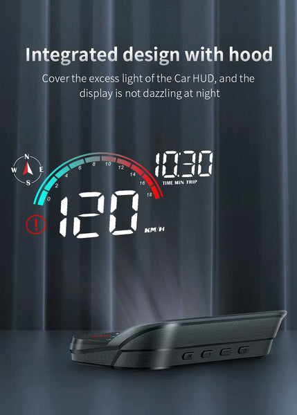 KINLANAO M22 HUD GPS Head Up Display Speed Windshield Projector Speedometer Alarm Travel distance Electronic Accesso