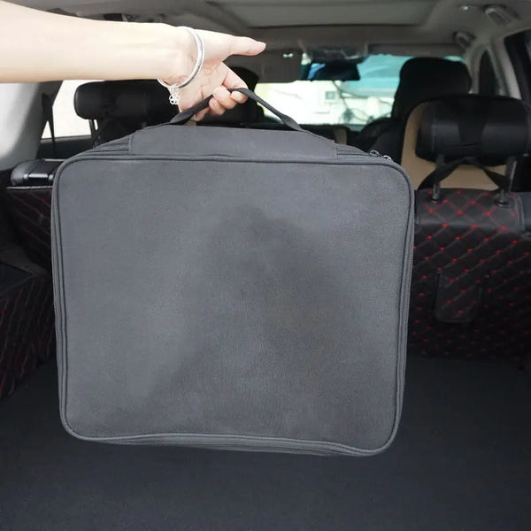 Waterproof EV Charger Cable Bag Flame-retardant Oxford Fabric Car Charging Cable Bag for Electric Vehicle Charging Cable