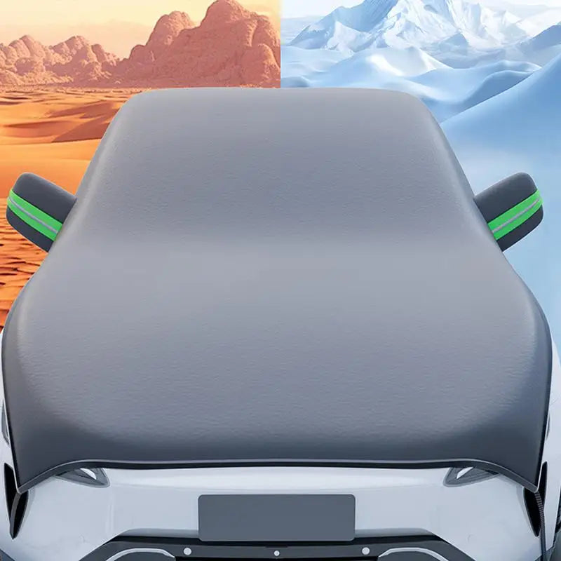 Car Cover Winter Windshield Antifreeze Car Window Snow Cover Lengthened Engine Hood Full Coverage Snow Shield for All Seasons