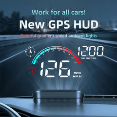 KINLANAO M22 HUD GPS Head Up Display Speed Windshield Projector Speedometer Alarm Travel distance Electronic Accesso