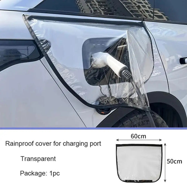 Automatic Vehicle Charging Port Seal Cover Rainproof EV Charger Guns Protection For Byd MG 4 2023 Accessories