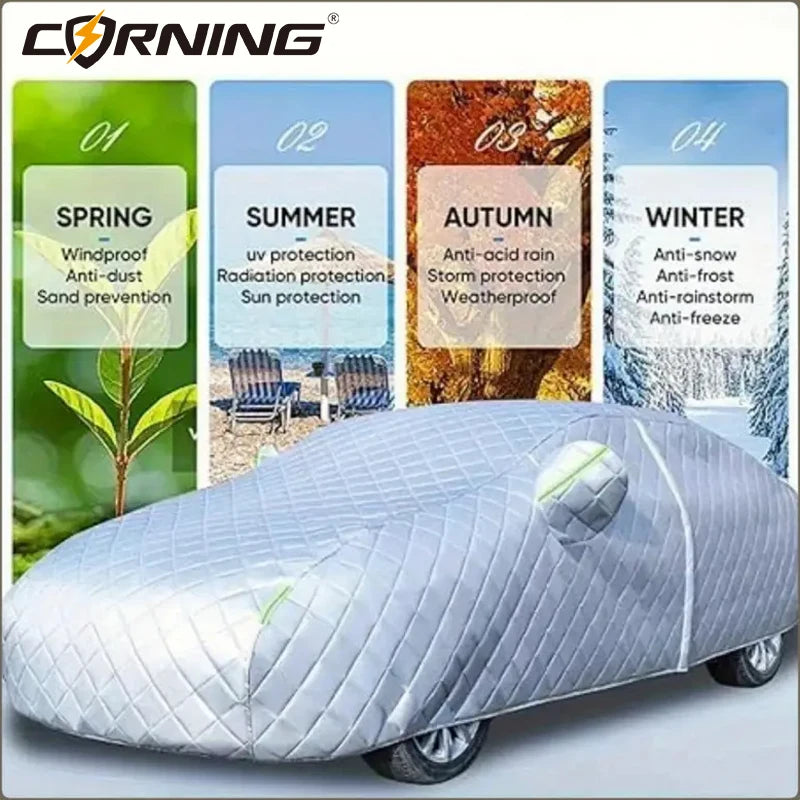 Car Covers Thickened Version Protector Winter Auto Accessories Sun Cover For Cars Anti-hail Clothes Full Cover Snow Outdoor Dust