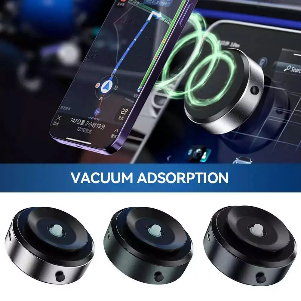 X8/M8 Wireless Charging Simple Design Car Mount Mobile Phone Holder Magnetic Vacuum Adsorption Ultra Stable Suction Cup Bracket