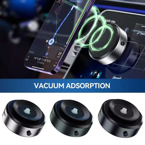 X8/M8 Wireless Charging Simple Design Car Mount Mobile Phone Holder Magnetic Vacuum Adsorption Ultra Stable Suction Cup Bracket