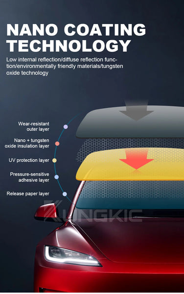 Pre-Cut Car Window Privacy Tint Film For Tesla Model 3 2024 Highland Auto Sticker Foils ceramic solar UV Protector films