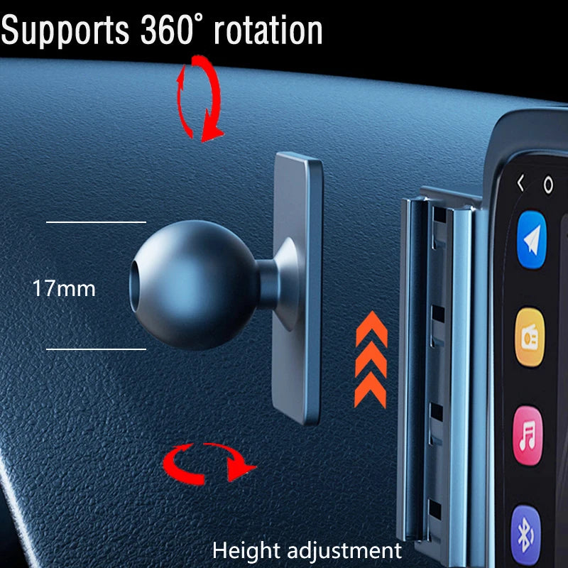 Car Phone Holder For Land Rover Defender 2022 2023 2024 Multimedia Screen Fixed Base Wireless Charging Stand Mobile Phone Mounts