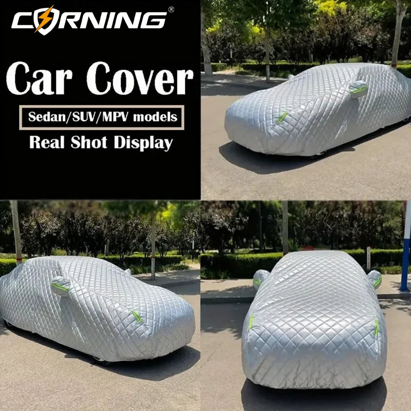 Car Covers Thickened Version Protector Winter Auto Accessories Sun Cover For Cars Anti-hail Clothes Full Cover Snow Outdoor Dust