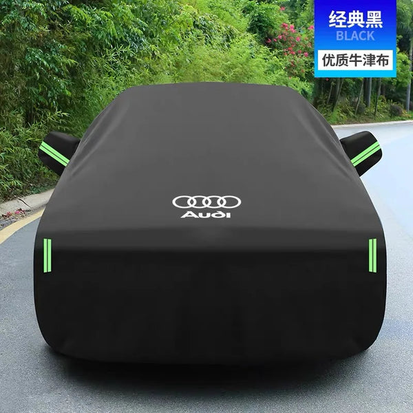 1Pcs Car Body Full Covers for Audi A3 A4 A5 A6 B6 B7 B8 C5 C6 Q3 Q5 Q7 Outdoor Sun Snow Rain Protection Car Accessories