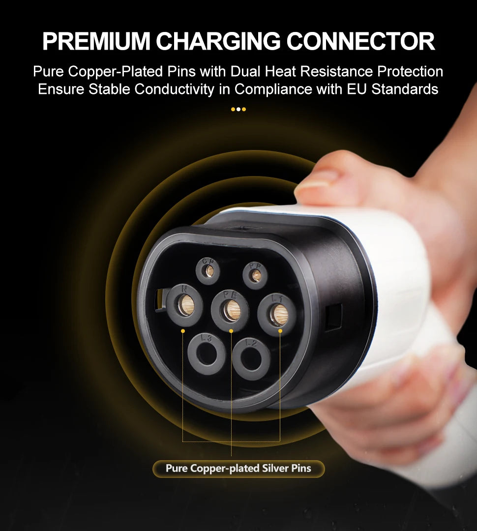 TAYSLA Electric Car Charger 3.5kW 16A Type 2 Portable EV Charger