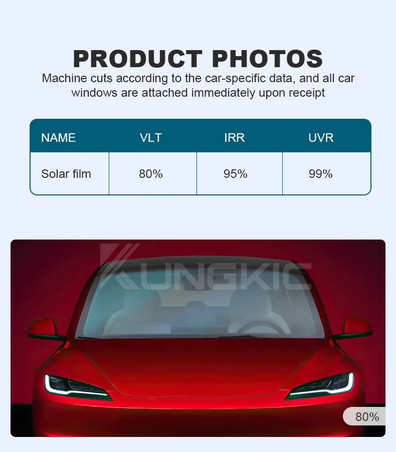 Pre-Cut Car Window Privacy Tint Film For Tesla Model 3 2024 Highland Auto Sticker Foils ceramic solar UV Protector films