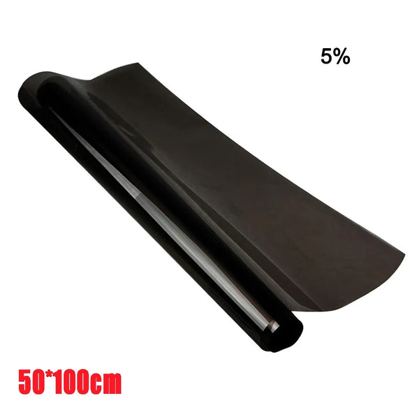 1Roll Car Sun Shade Window Tint Film Solar UV Protection Heat UV Block Glass Stickers Scratch Resistant VLT 1%-50% Car Foils